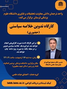کارگاه تدوین خلاص سیاستی